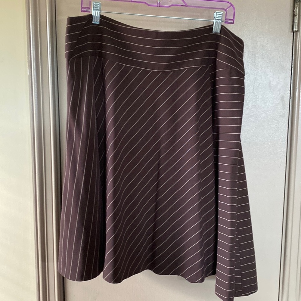Chaps Brown Skirt